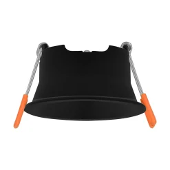 Support de spot Tetra S1 rond noir MR16 GU10/GU5.3