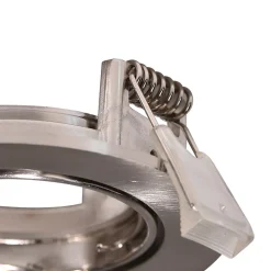 Support rond pour spot encastrable Ares IP20 ⌀8,5xH.2,8cm métal chrome GoodHome