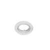 Support rond pour spot encastrable Ares IP20 ⌀8,5xH.2,8cm métal blanc GoodHome