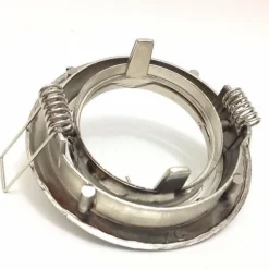 Support Spot Encastrable GU10 LED Orientable Rond INOX - SILAMP