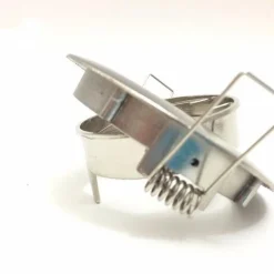 Support Spot Encastrable GU10 LED Orientable Rond INOX - SILAMP