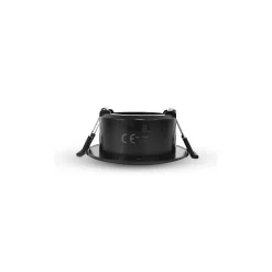 Support Spot Encastrable Plafond Rond Orientable 45 Noir 90 mm