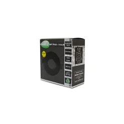 Support Spot Encastrable Plafond Rond Orientable 45 Noir 90 mm