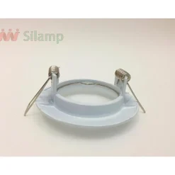 Support Spot GU10 LED Rond BLANC - SILAMP