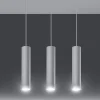Suspension 3 Lampes Blanc pour Ampoules GU10 - SILAMP