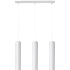 Suspension 3 Lampes Blanc pour Ampoules GU10 - SILAMP