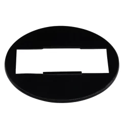 Suspension 4 lampes rectangle noir et effet bois E27 28W L.77 x 110 cm GoodHome Dunlin