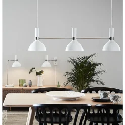 Suspension Led 3 points lumineux blanche - Markslöjd - Larry