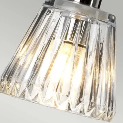 Suspension Agatha 1 lumière - Chrome poli