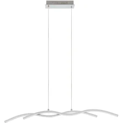 Suspension Alani LED intégrée argent