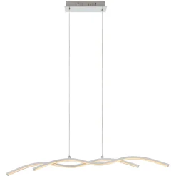 Suspension Alani LED intégrée argent