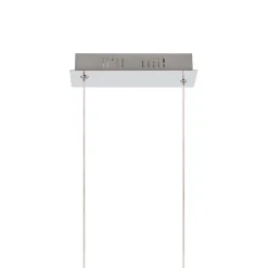 Suspension Alani LED intégrée argent