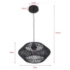 Suspension Amersham E27 noir lux.pro