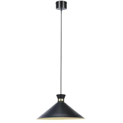 Suspension Apennin 35cm E27 IP20 noir