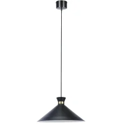 Suspension Apennin 35cm E27 IP20 noir