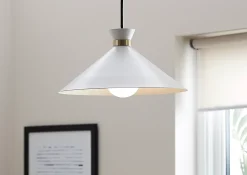 Suspension Apennin 35cm E27 IP20 crème