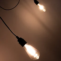 Suspension araignée Aranea 3xE27 Lampe suspendue rétro lampe araignée noire EDO777187