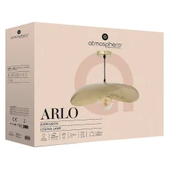 Suspension Arlo doré D56cm - Atmosphera