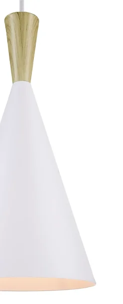 Suspension Arraqis E27 IP20 blanc 19cm