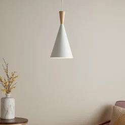 Suspension Arraqis E27 IP20 blanc 19cm