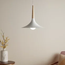 Suspension Arraqis E27 IP20 blanc 38cm