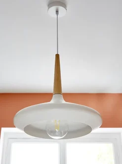 Suspension Arraqis E27 IP20 blanc 36cm