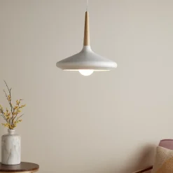 Suspension Arraqis E27 IP20 blanc 36cm