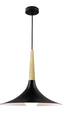 Suspension Arraqis E27 IP20 noir 38cm