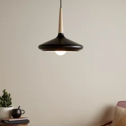 Suspension Arraqis E27 IP20 noir 36cm