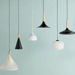 Suspension Aulavik GoodHome E27 blanc