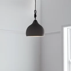 Suspension Aulavik GoodHome E27 gris