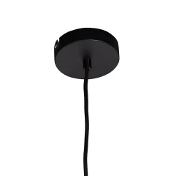 Suspension avec abat-jour en velours vert avec or 35 cm - Combi