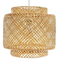 Suspension bambou Liby naturel D40
