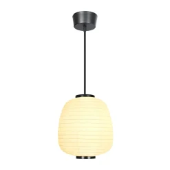 Suspension Bantry E27 15W ⌀35xH.110cm blanc GoodHome