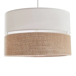 Suspension Barton blanc / effet lin lux.pro