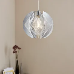 Suspension Bastberg GoodHome E27 argent