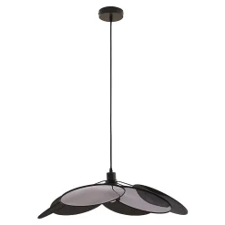 Suspension Blackwood métal / tissu noir lux.pro