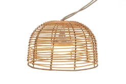 Suspension Bossa LED ⌀35cm 900lm IP54 9W variable blanc chaud à neutre New Garden naturelle