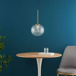 Suspension boule en verre graphique ultra décorative - Aquila