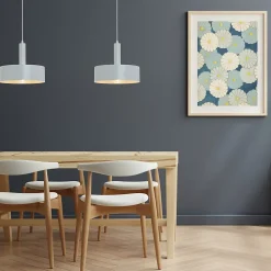 Suspension Bridge IP20 Ø30 x H.28 cm Lussiol métal blanc