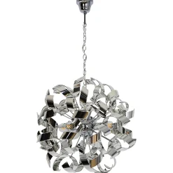 Suspension Caladane 4 lampes E14 IP20 argent