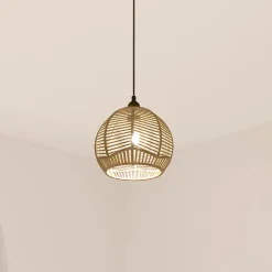 Suspension Caren D24cm beige - Atmosphera