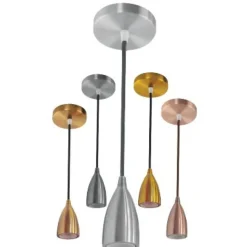 Suspension câble (1m) Edison chrome E27 IP20 max 60W