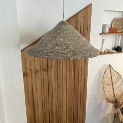 Suspension chapeau en jonc de mer D60cm