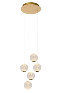 Suspension CINTRA en acrylique avec LED intégré - Transparent - Lucide