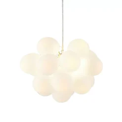 Suspension contemporaine à 17 verres blancs - Bartali