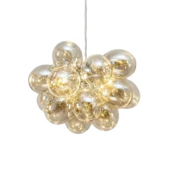 Suspension contemporaine à 17 verres ambrés - Bartali