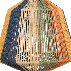 Suspension corde multicolore diam 29cm