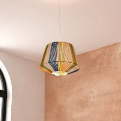 Suspension corde multicolore diam 29cm