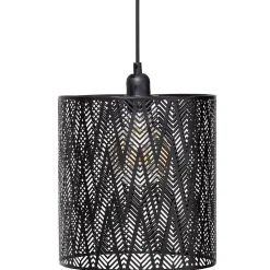 Suspension Cota noire - métal ajouré D25 cm - Atmosphera